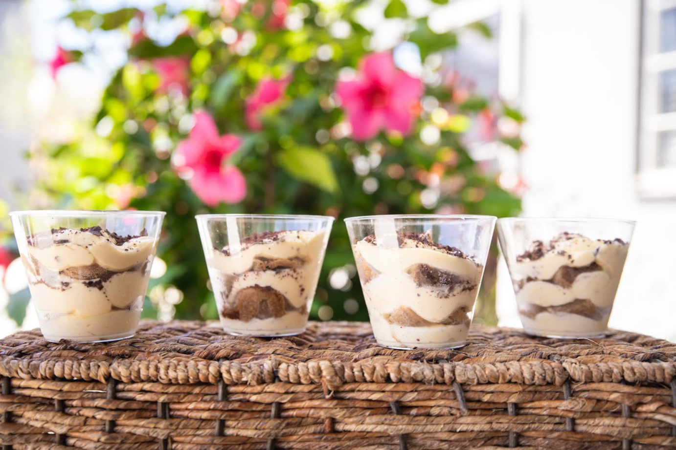 Desserts in cups